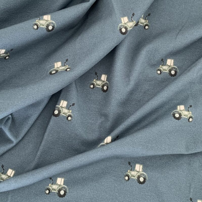 Tissu jersey de coton tracteur