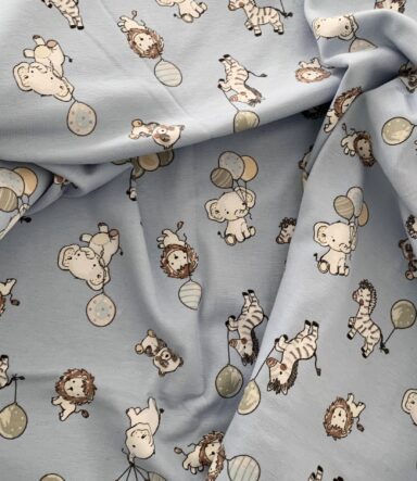 Tissu jersey de coton bébés animaux – Image 4