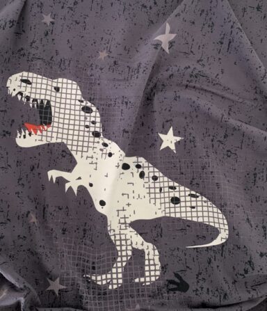 Panneau tissu jersey de coton dinosaure – Image 2