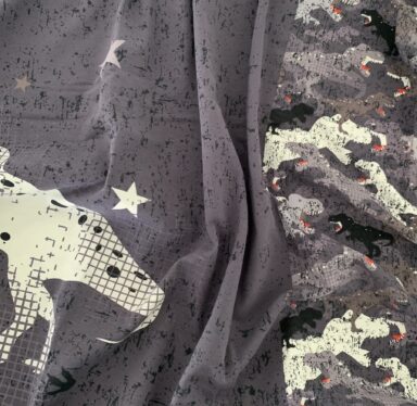 Panneau tissu jersey de coton dinosaure – Image 3