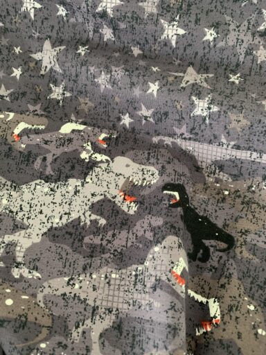 Panneau tissu jersey de coton dinosaure – Image 4