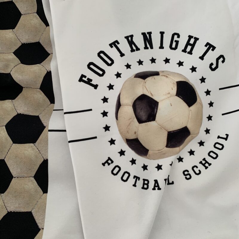 Panneau tissu jersey de coton football