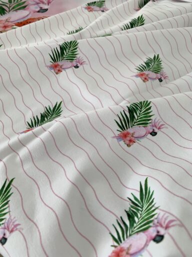 Panneau tissu jersey de coton tropical – Image 4