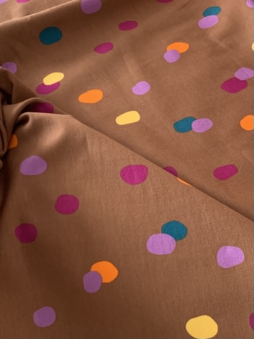 Tissu jersey French Terry gratté à pois – Image 4
