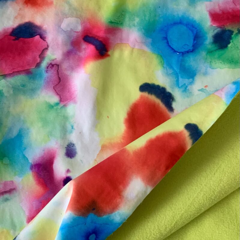Tissu softshell multicolore