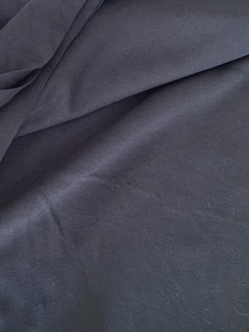Tissu jersey Milano uni noir – Image 2