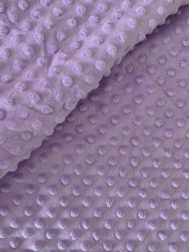 Tissu minky pois relief parme – Image 2