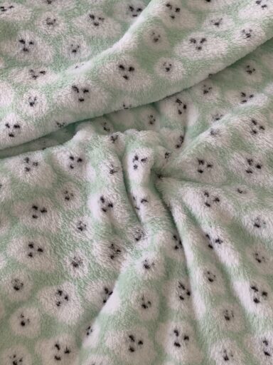 Tissu minky doudou nuages