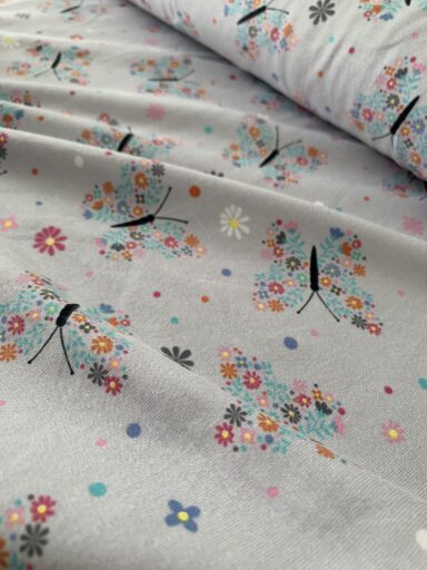 Tissu jersey de coton papillons – Image 3