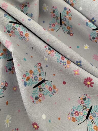 Tissu jersey de coton papillons – Image 2