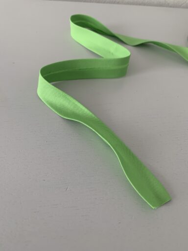 Biais coton 20mm uni vert pomme