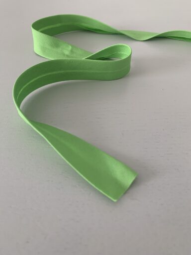 Biais coton 20mm uni vert pomme – Image 2