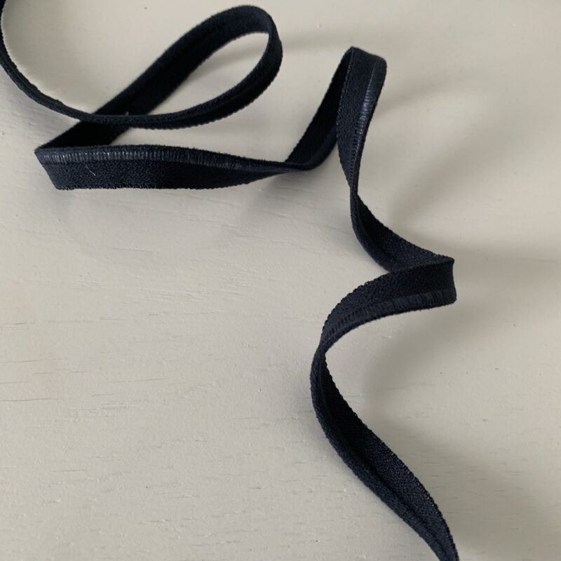 Passepoil élastique uni marine