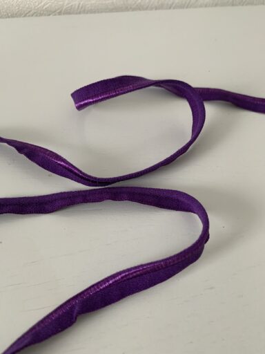 Passepoil élastique uni violet
