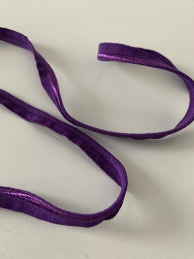 Passepoil élastique uni violet – Image 2