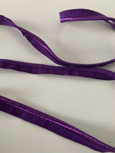 Passepoil élastique uni violet – Image 3