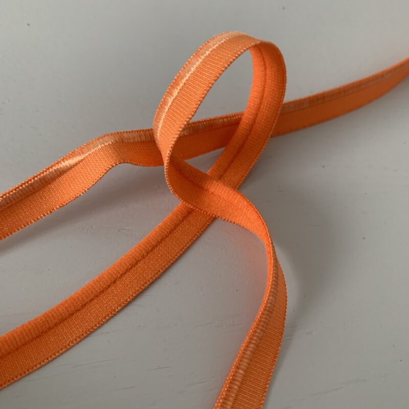 Passepoil élastique uni corail