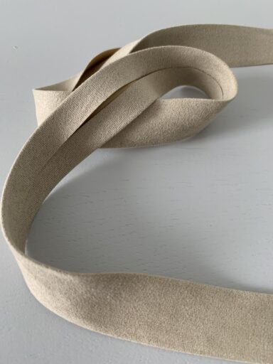 Biais suédine 20mm beige – Image 2