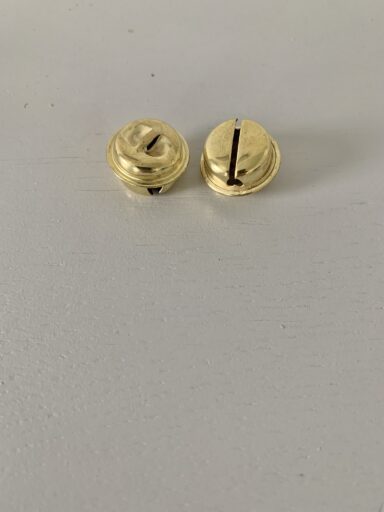 Grelots à coudre dorés 18mm – Image 2