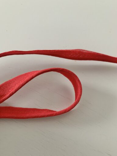 Passepoil coton uni rouge – Image 3