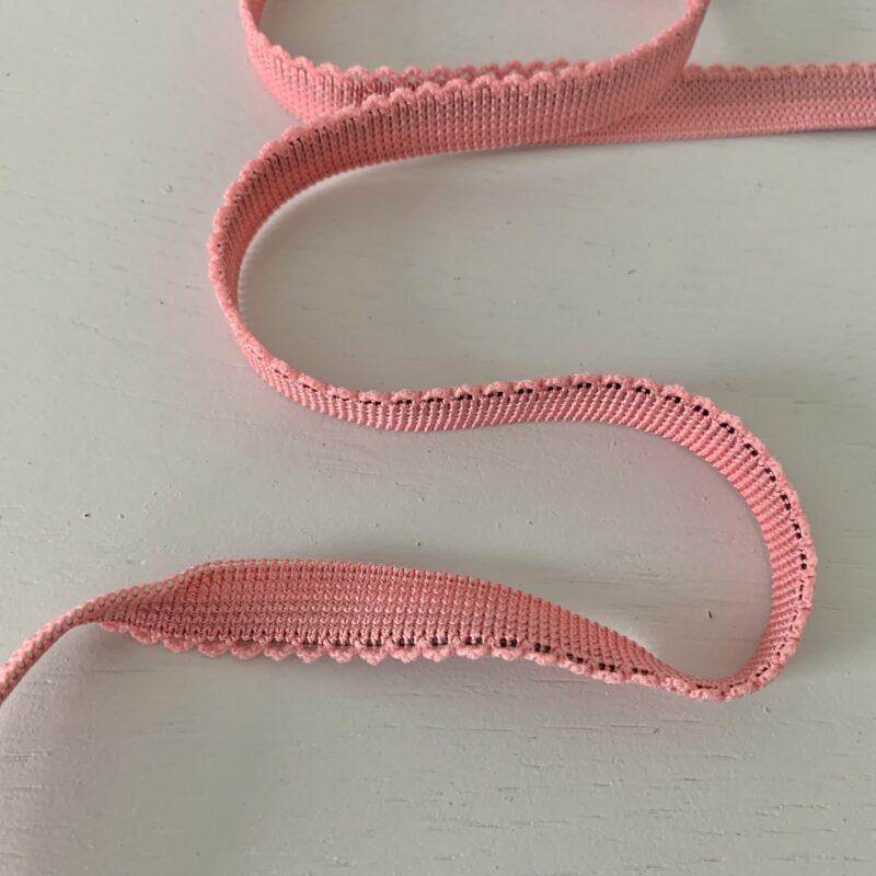 Elastique lingerie vieux rose 12mm