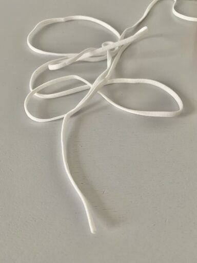 Elastique rond blanc 5mm