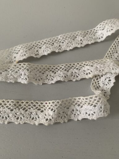 Dentelle coton double teinte 20mm