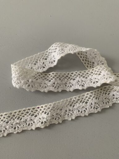 Dentelle coton double teinte 20mm – Image 2