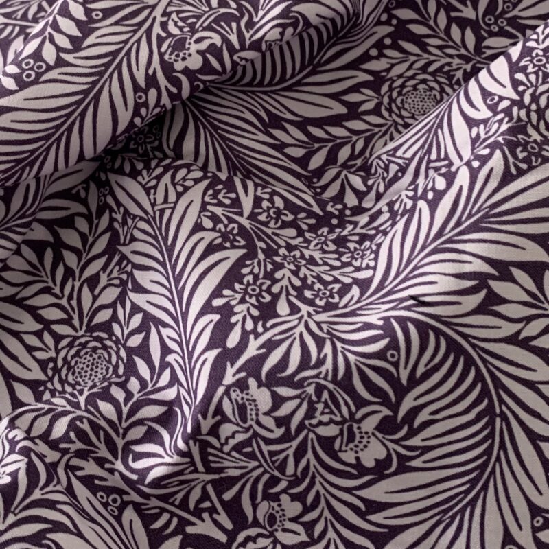 Tissu coton Gütermann violet fleuri