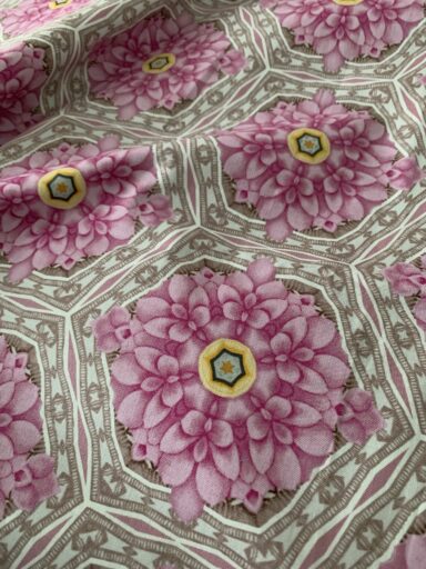 Tissu coton Gütermann hortensia rose – Image 4