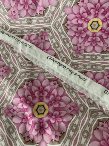 Tissu coton Gütermann hortensia rose – Image 2