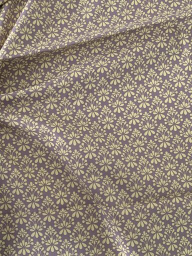 Tissu coton Gütermann parme et jaune – Image 4