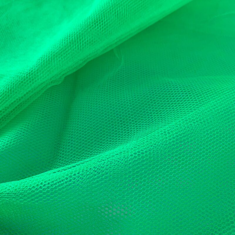 Tissu tulle vert pomme