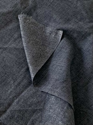 Entoilage thermocollant tissé bleu gris