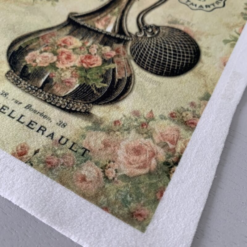 Coupon illustré velours parfum d'antan
