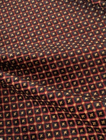 Tissu ameublement velours tapissier losanges