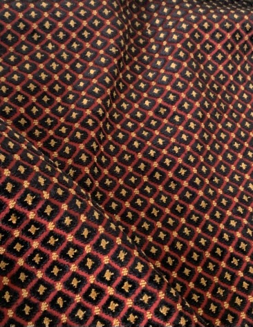 Tissu ameublement velours tapissier losanges – Image 2