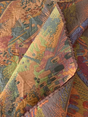 Tissu ameublement Gobelin double face multicolore – Image 2