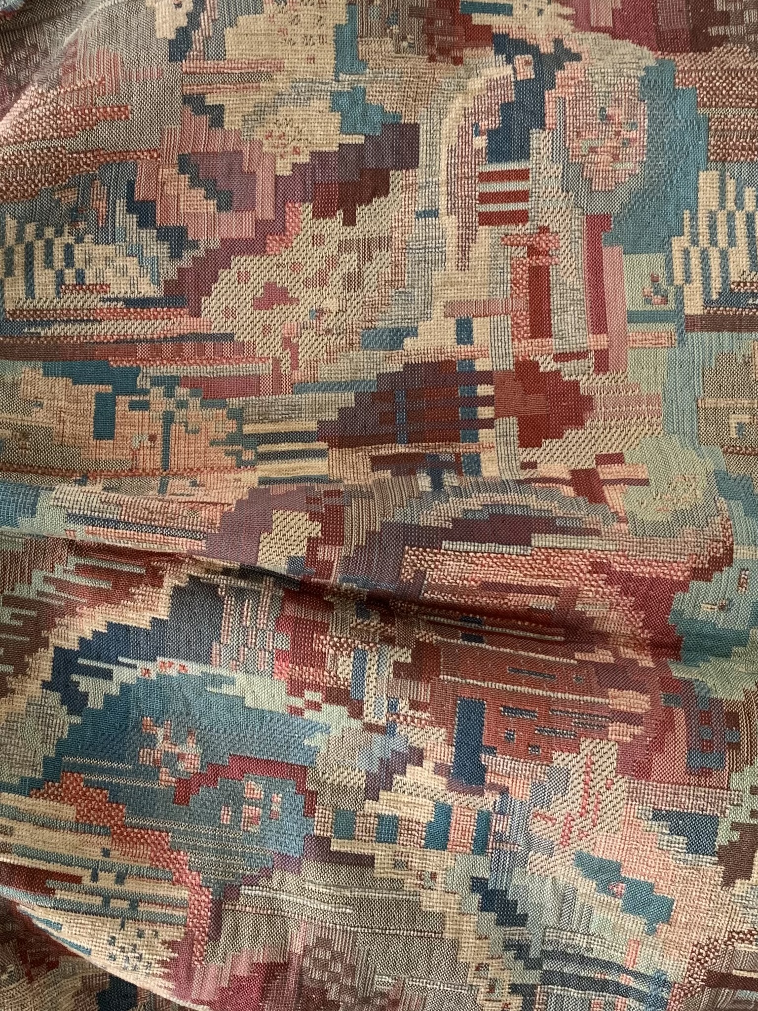 Tissu ameublement jacquard double face