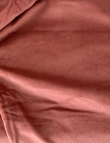 Tissu velours ameublement vieux rose – Image 4