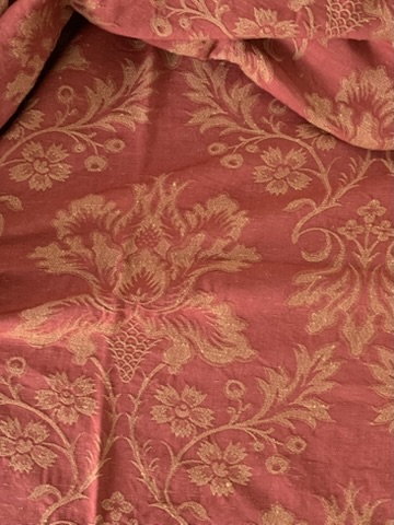 Tissu jacquard souple motifs fleuris baroques – Image 4
