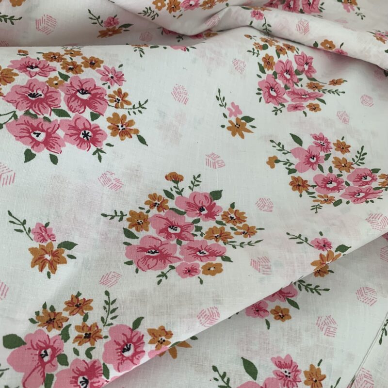 Tissu vintage coton grande largeur