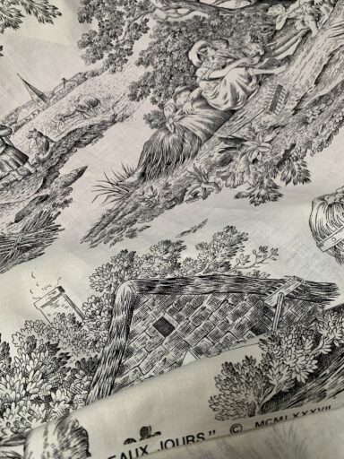 Tissu toile de Jouy "Les Beaux Jours" – Image 4