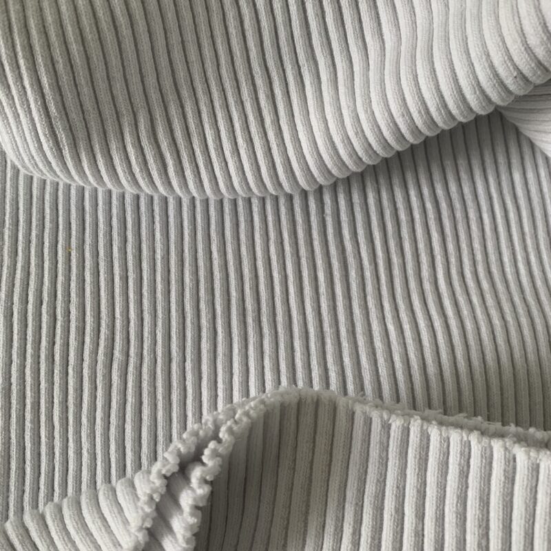 Bord côte épais blanc