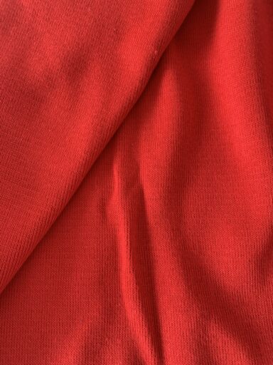 Bord côte lisse rouge épais – Image 3