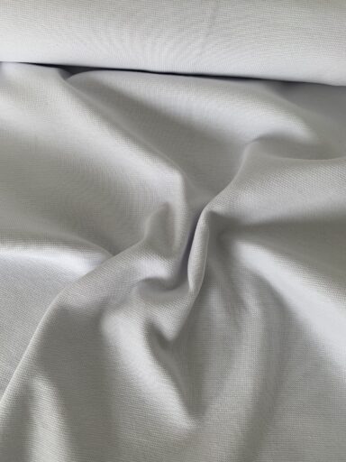 Bord côte lisse blanc – Image 2
