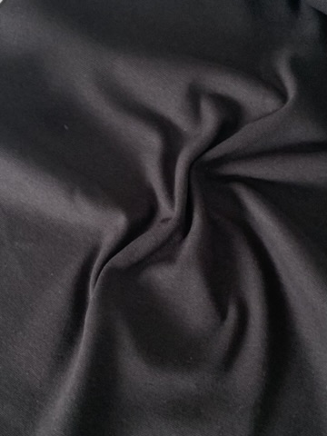 Bord côte lisse noir – Image 3