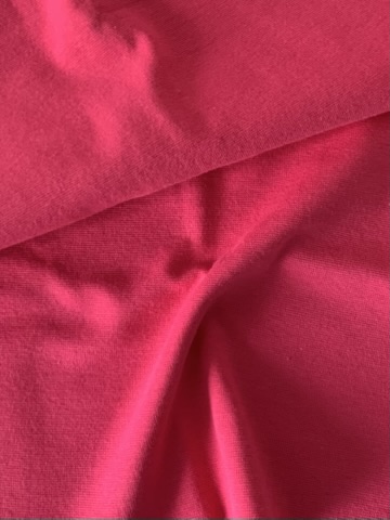 Bord côte lisse fuchsia