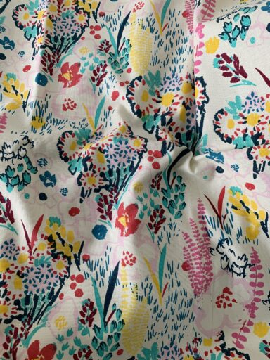 Tissu toile de coton épais champêtre – Image 4