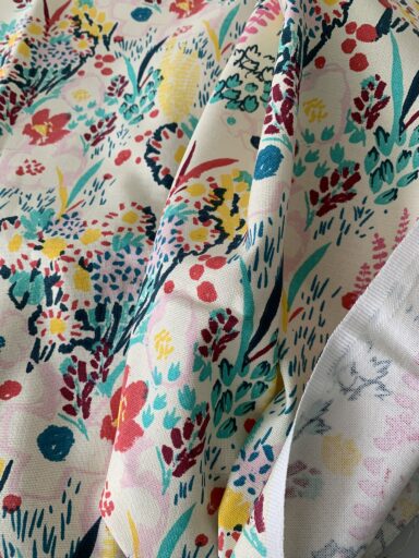 Tissu toile de coton épais champêtre – Image 3